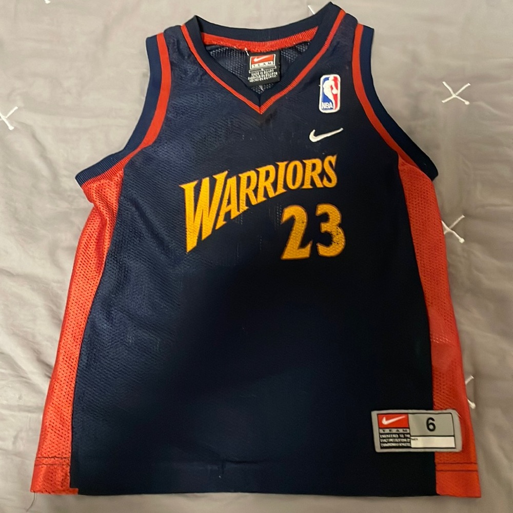 Kids vintage Golden State Warriors jersey